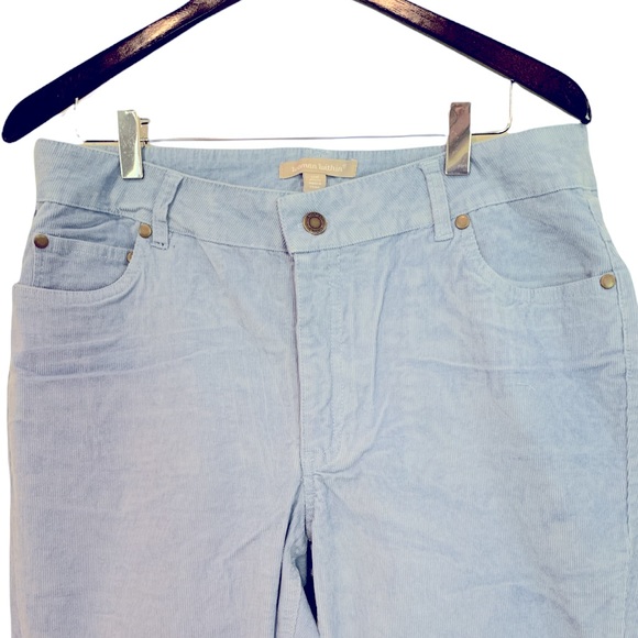 Woman Within Pale Blue Bootcut Corduroy 